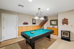Pool Table in Finished Basement